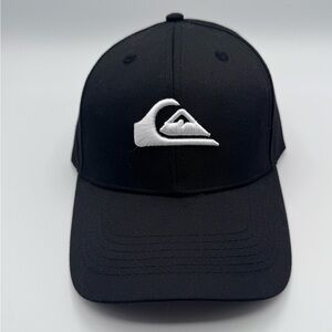 Quiksilver Black and White Logo Cap
